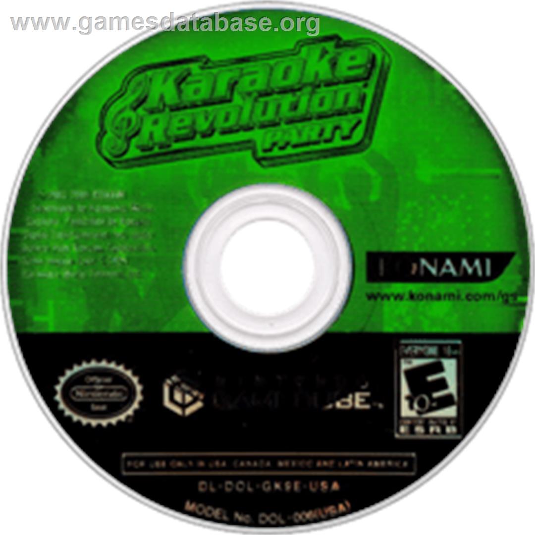 Karaoke Revolution Party - Nintendo GameCube - Artwork - Disc
