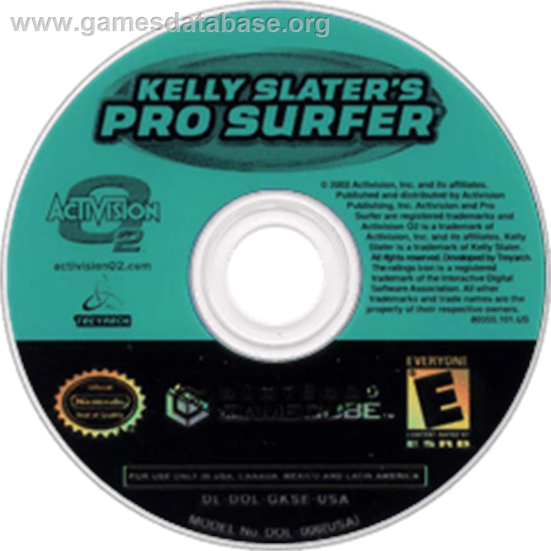 Kelly Slater's Pro Surfer - Nintendo GameCube - Artwork - Disc
