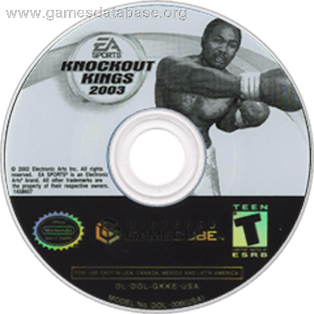 Knockout Kings 2003 - Nintendo GameCube - Artwork - Disc