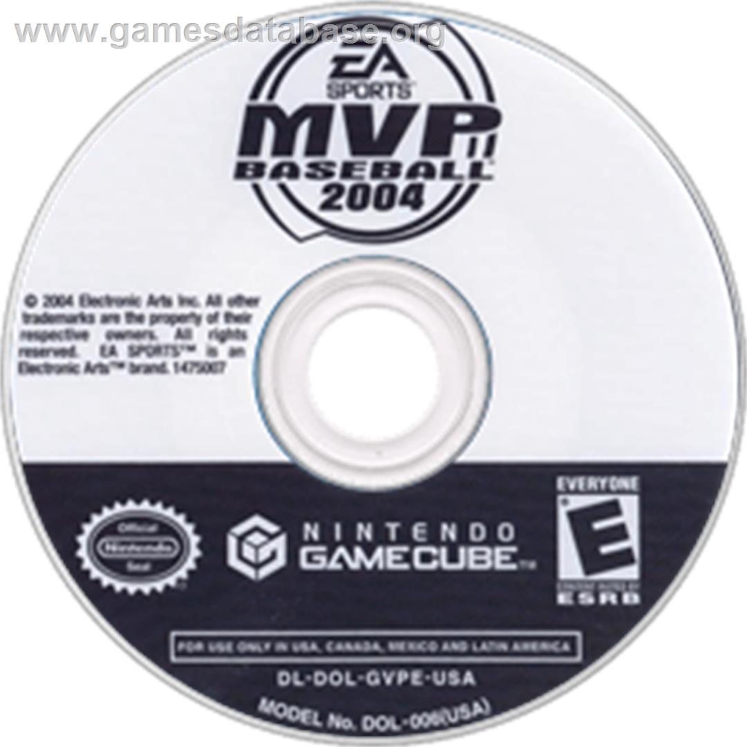MVP Baseball 2004 - Nintendo GameCube - Artwork - Disc