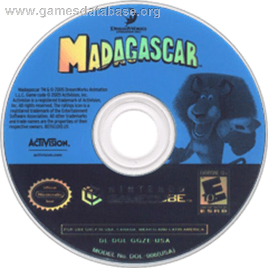 Madagascar - Nintendo GameCube - Artwork - Disc