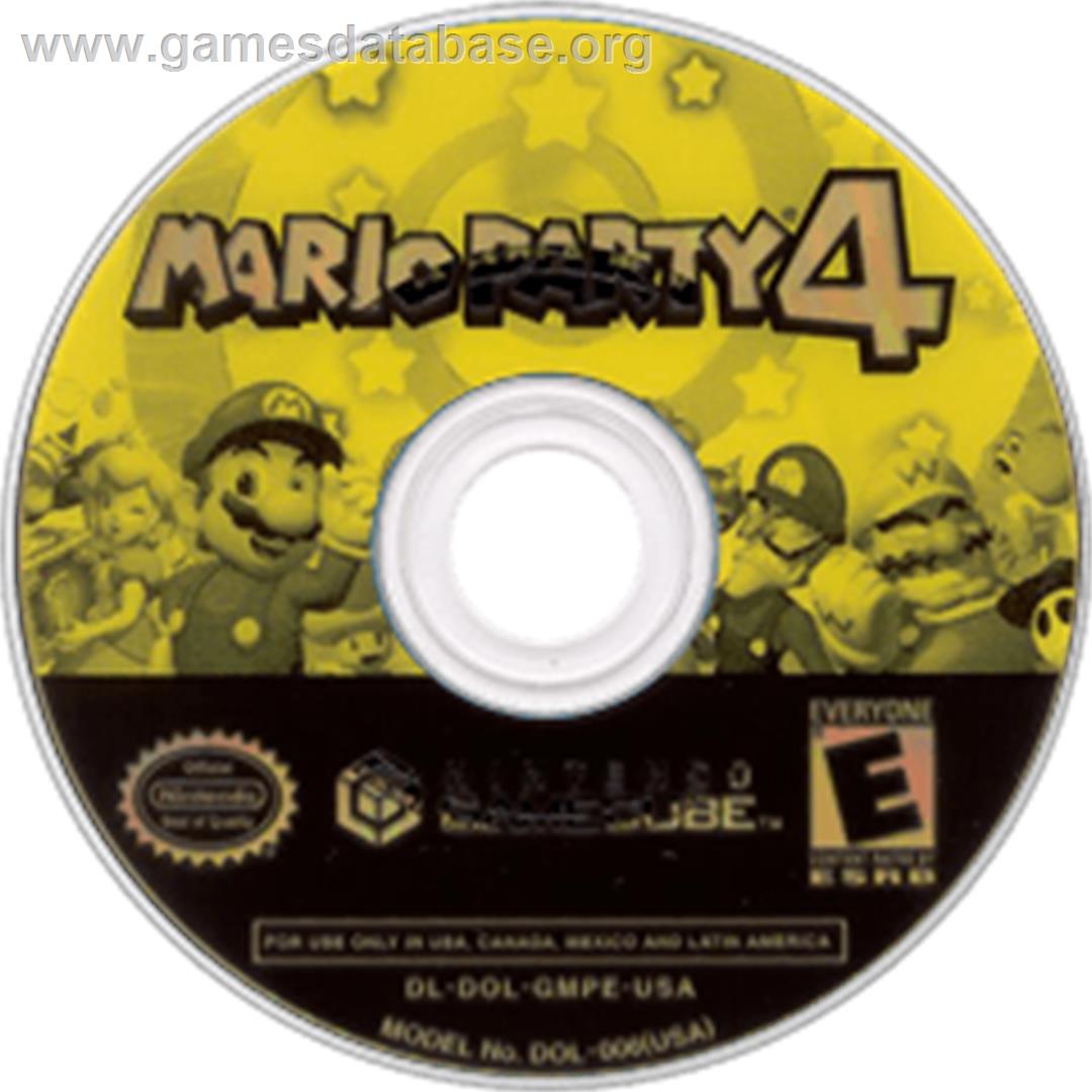 Mario Party 4 - Nintendo GameCube - Artwork - Disc