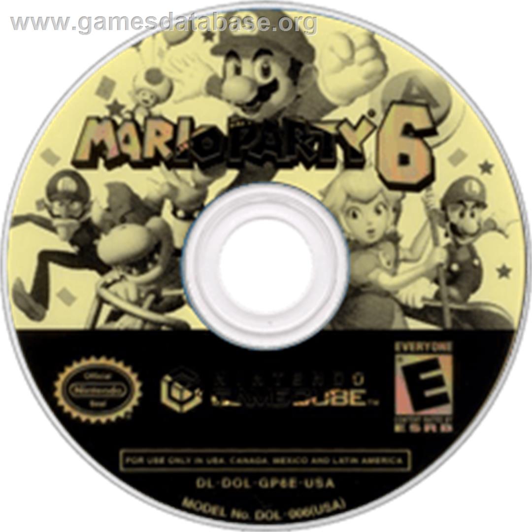 Mario Party 6 - Nintendo GameCube - Artwork - Disc