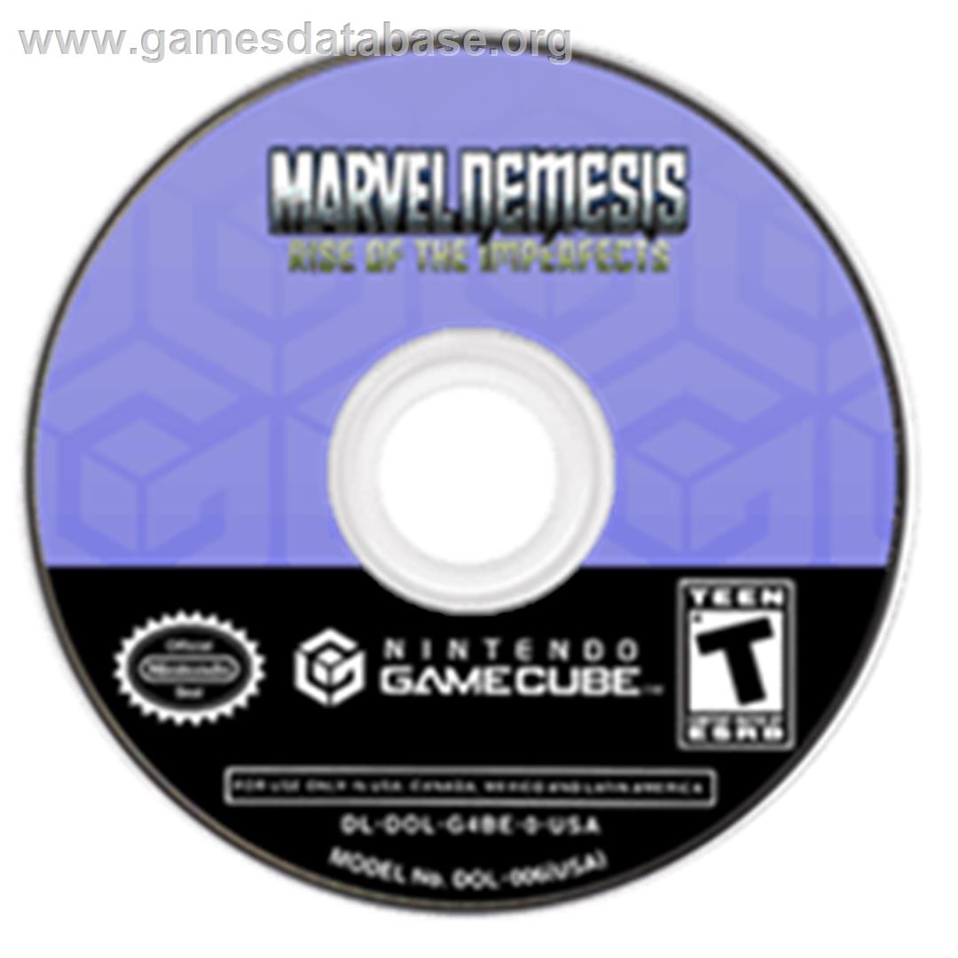 Marvel Nemesis: Rise of the Imperfects - Nintendo GameCube - Artwork - Disc