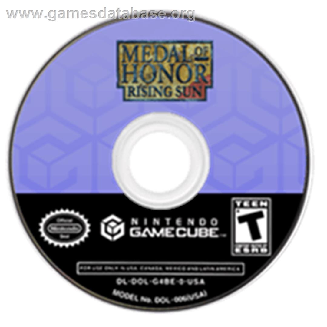 Medal of Honor: Rising Sun - Nintendo GameCube - Artwork - Disc