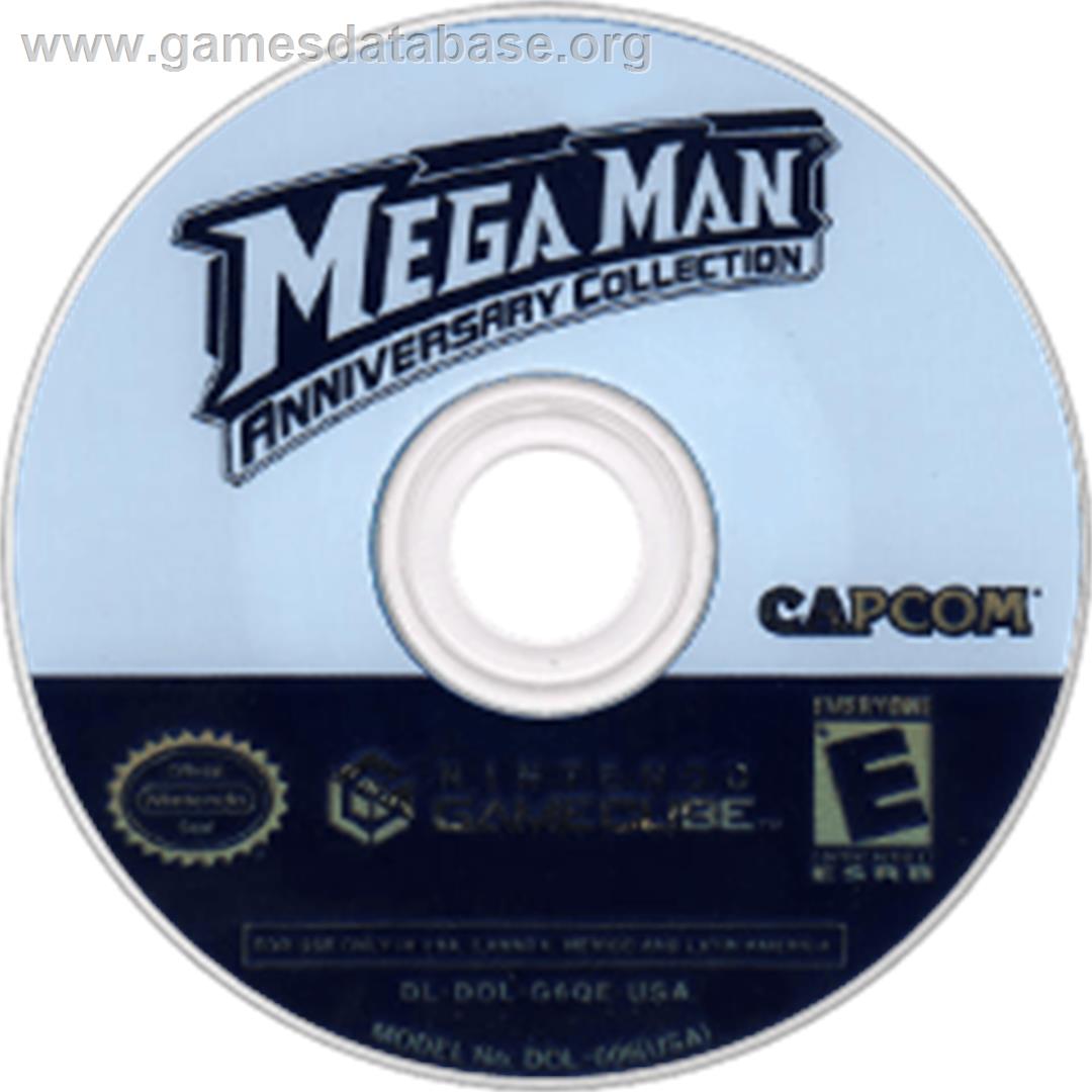 Mega Man Anniversary Collection - Nintendo GameCube - Artwork - Disc