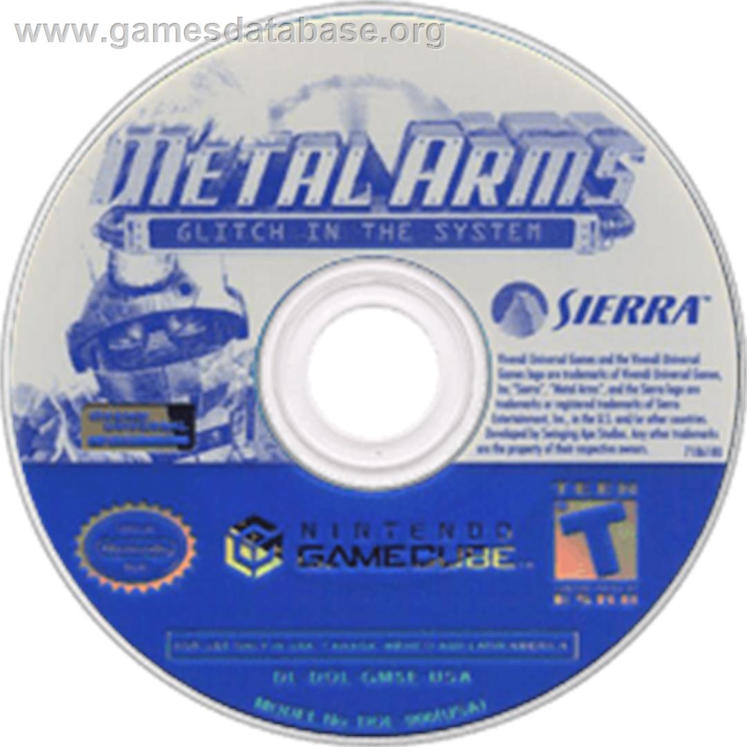 Metal Arms: Glitch in the System - Nintendo GameCube - Artwork - Disc