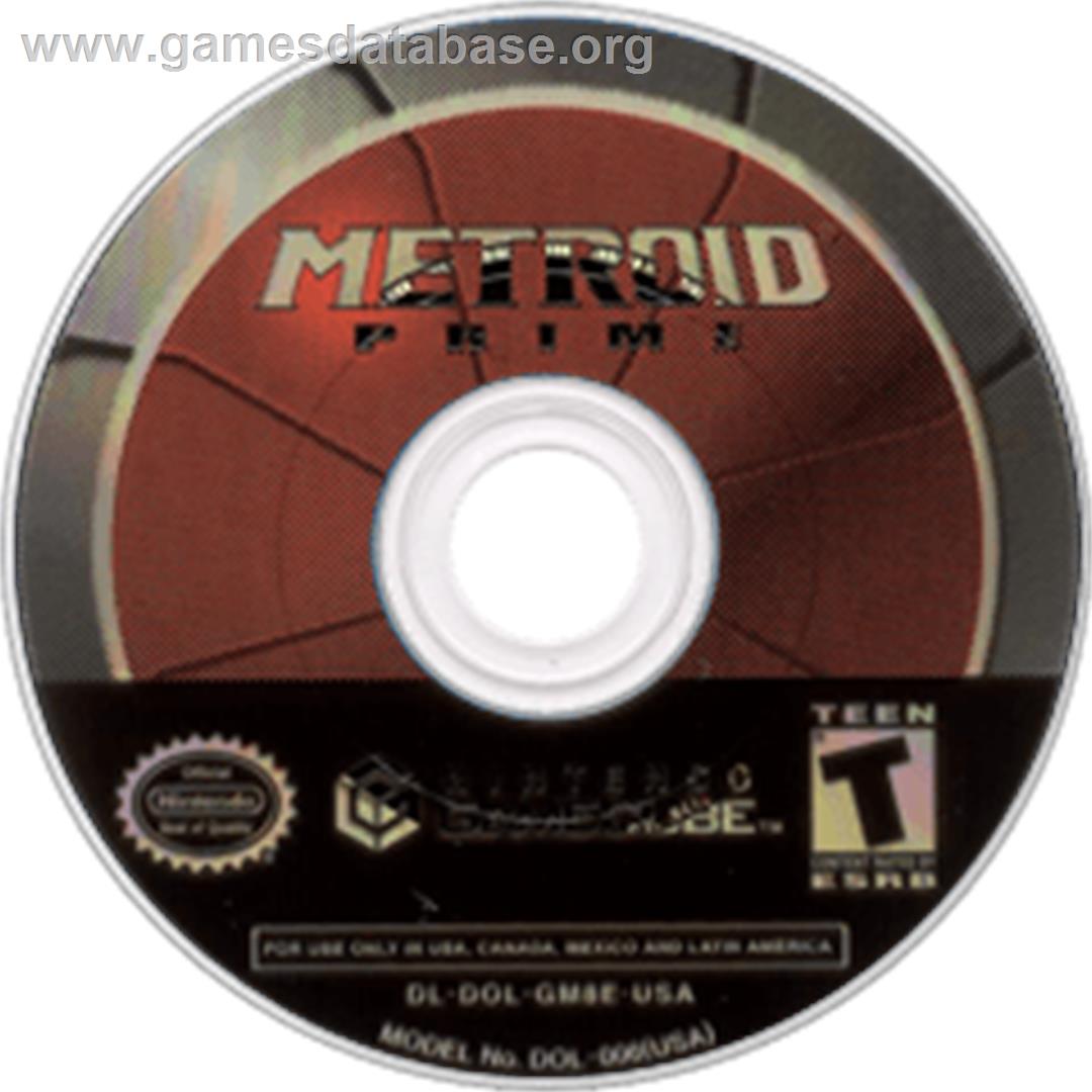 Metroid Prime - Nintendo GameCube - Artwork - Disc