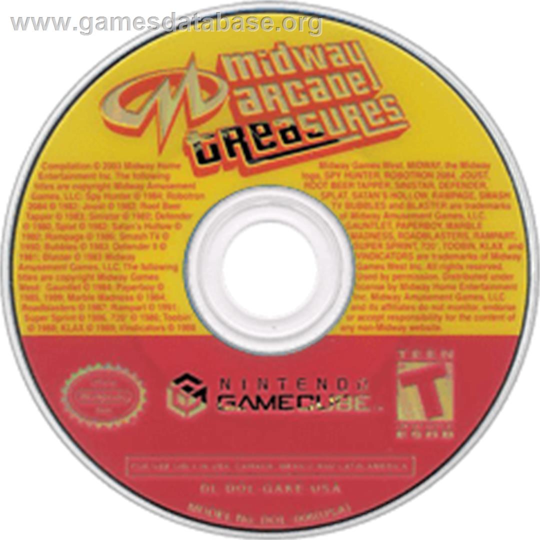 Midway Arcade Treasures - Nintendo GameCube - Artwork - Disc