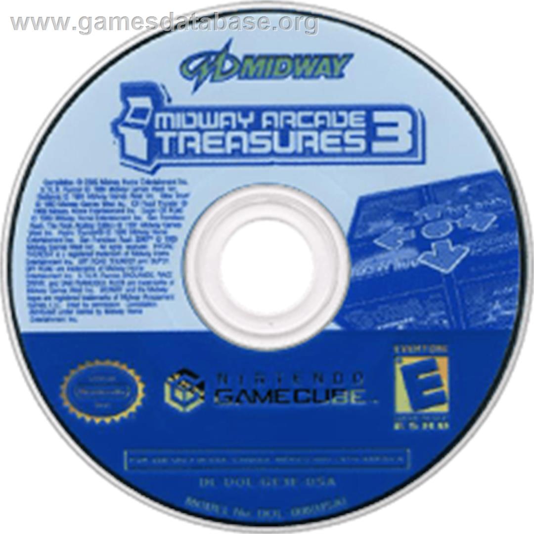 Midway Arcade Treasures 3 - Nintendo GameCube - Artwork - Disc