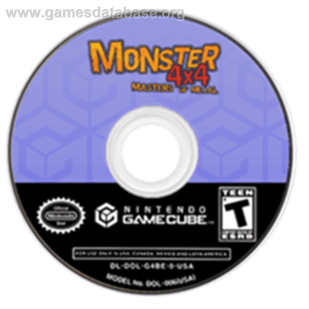 Monster 4x4: Masters of Metal - Nintendo GameCube - Artwork - Disc