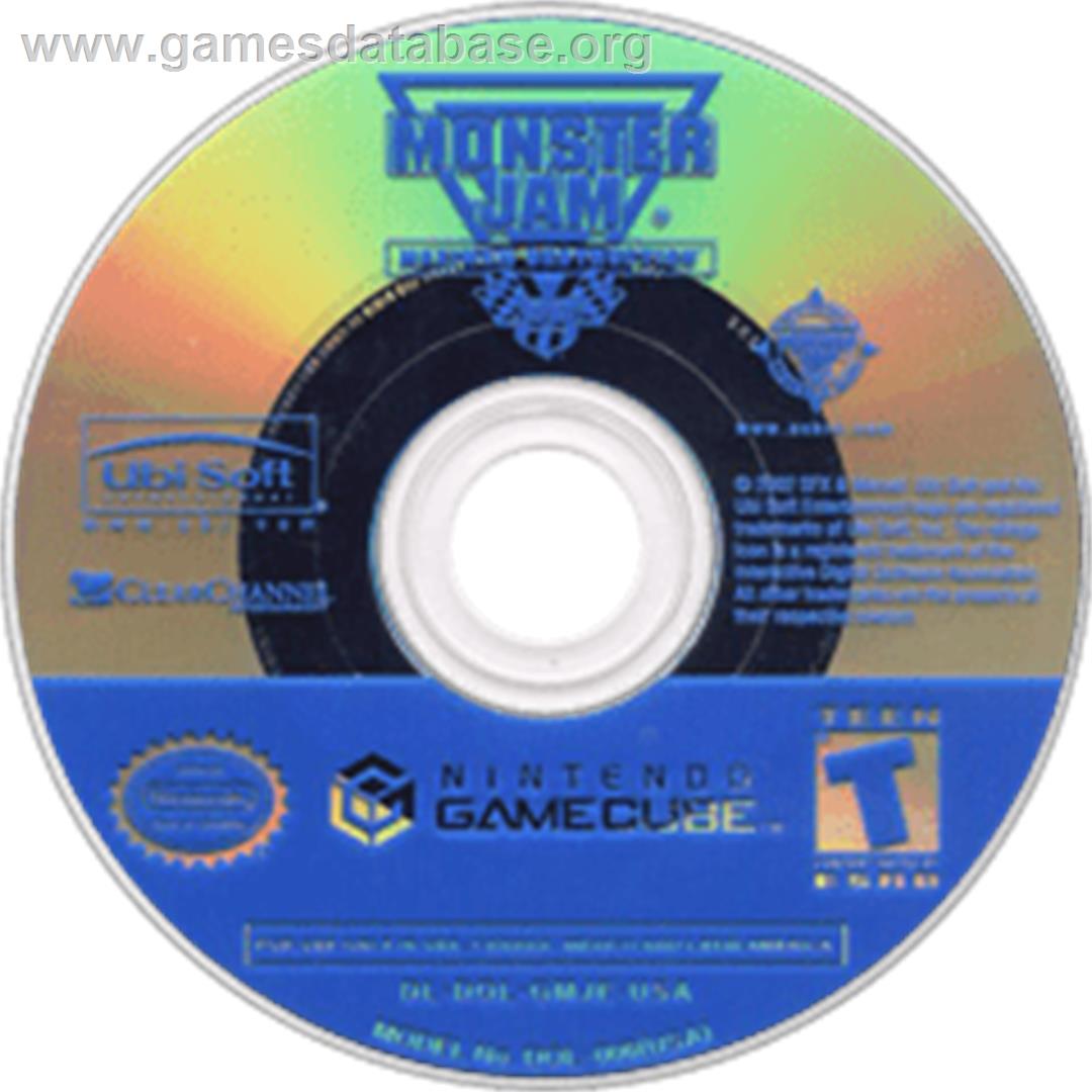 Monster Jam: Maximum Destruction - Nintendo GameCube - Artwork - Disc