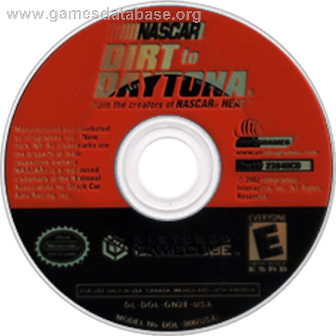 NASCAR: Dirt to Daytona - Nintendo GameCube - Artwork - Disc