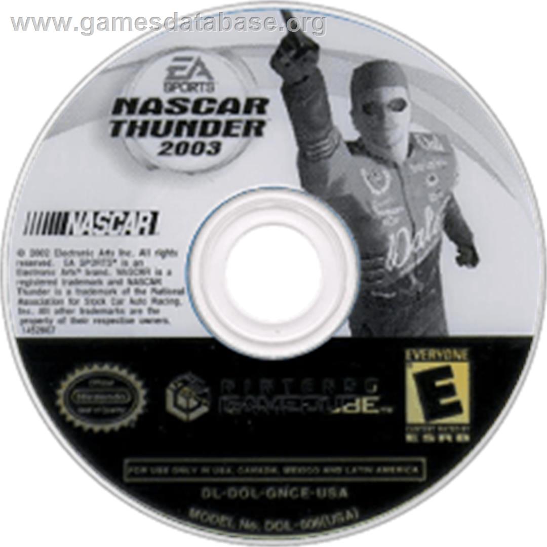 NASCAR Thunder 2003 - Nintendo GameCube - Artwork - Disc