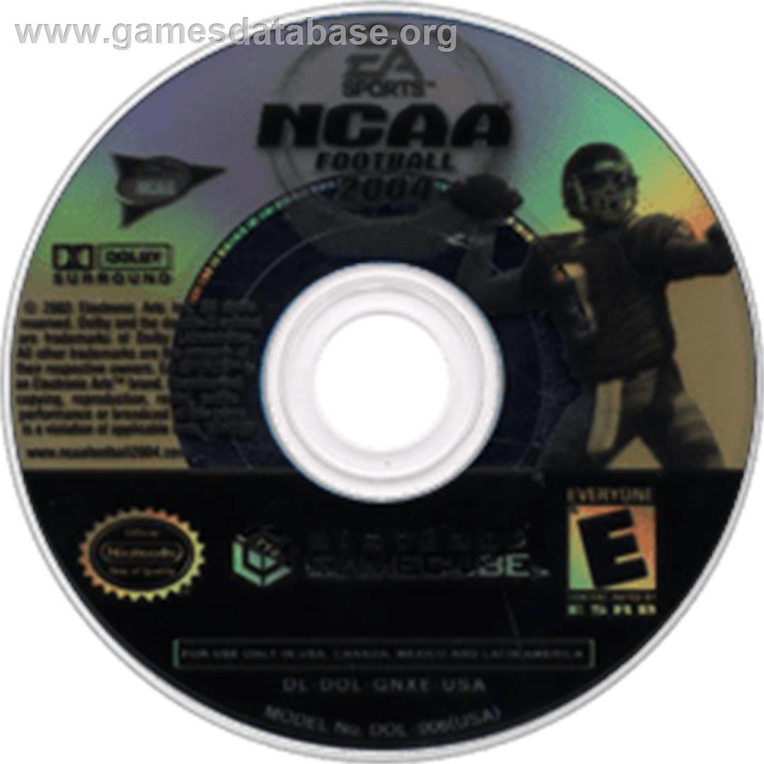 NCAA Football 2004 - Nintendo GameCube - Artwork - Disc