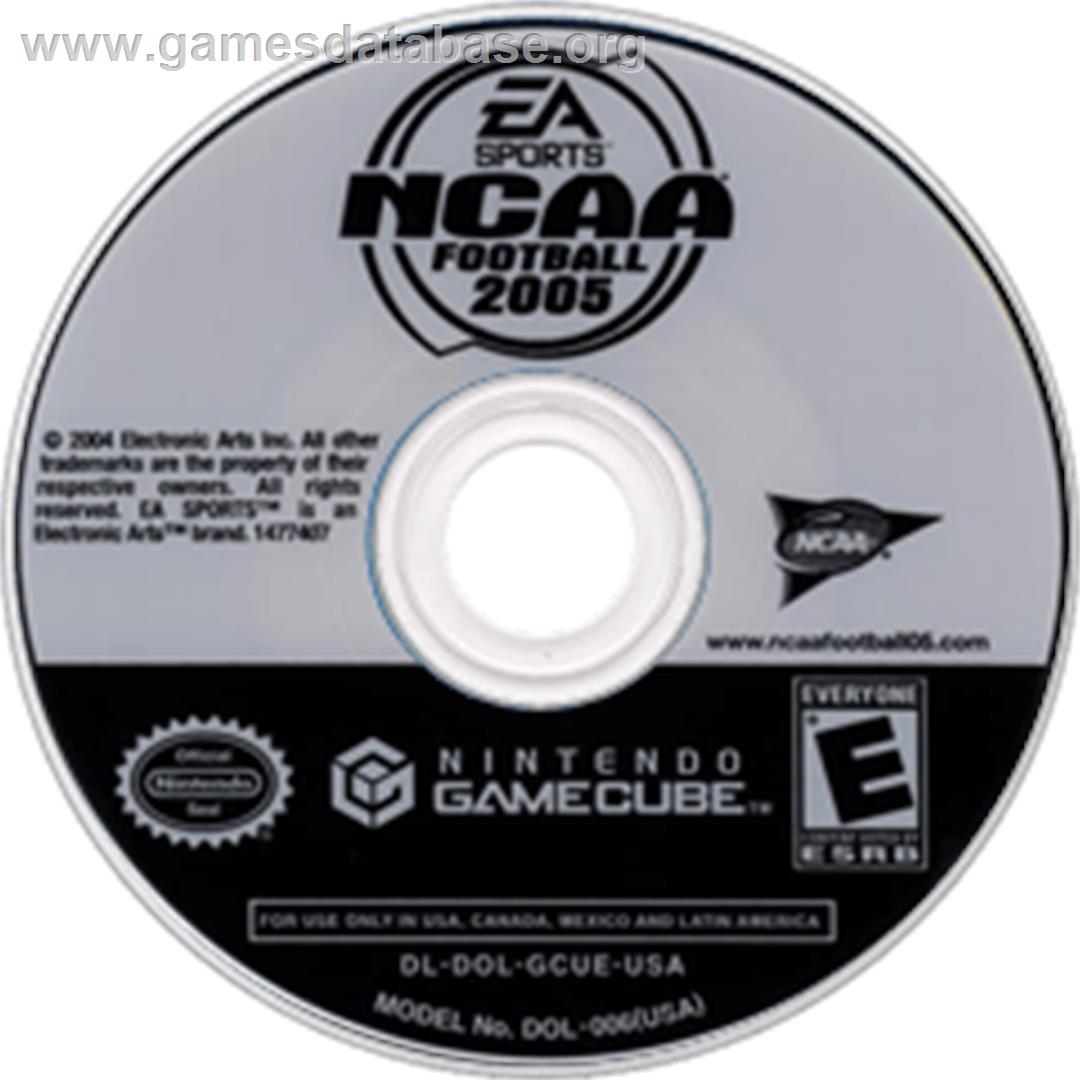 NCAA Football 2005 - Nintendo GameCube - Artwork - Disc