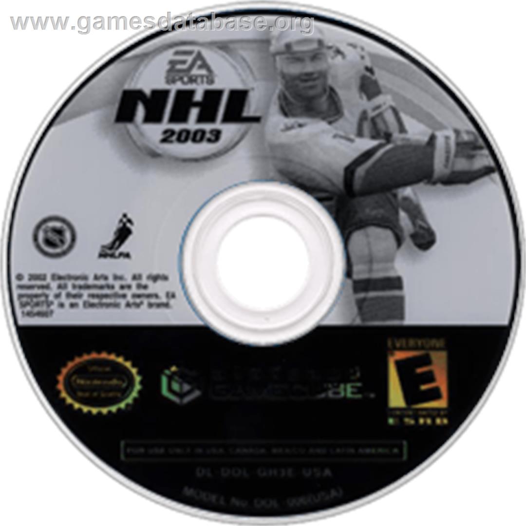 NHL 2003 - Nintendo GameCube - Artwork - Disc