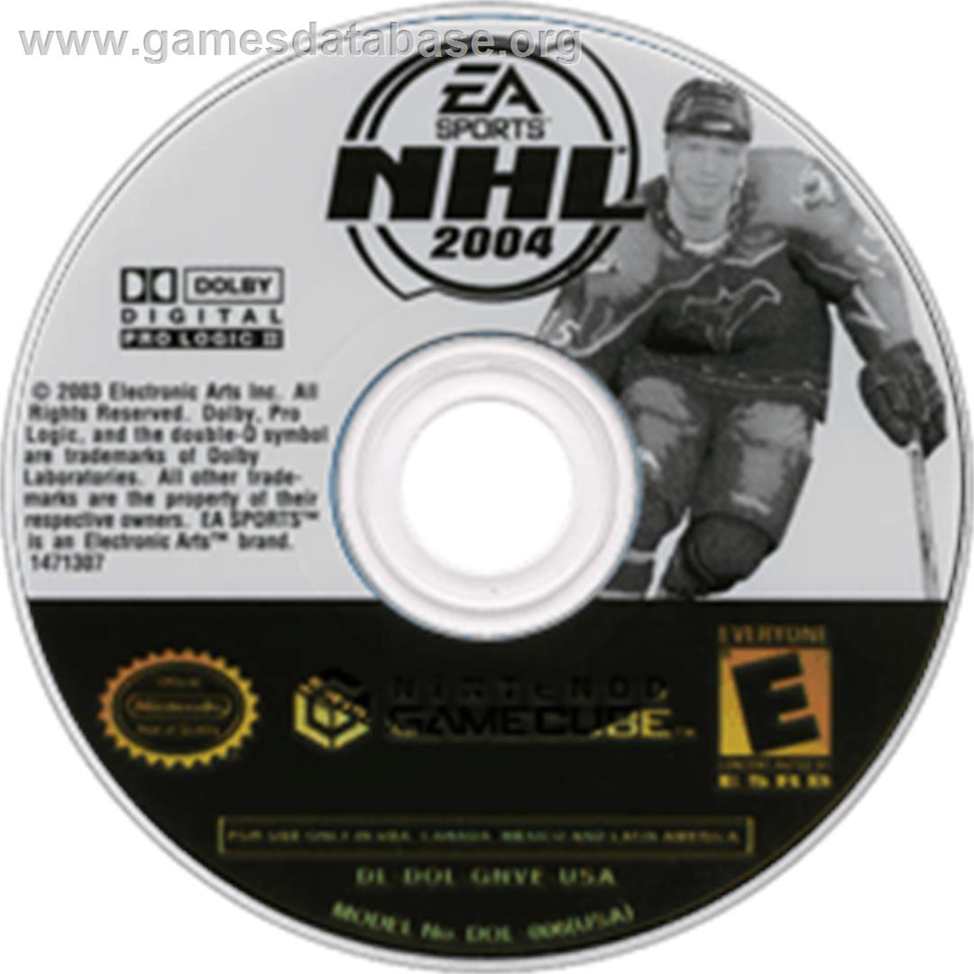 NHL 2004 - Nintendo GameCube - Artwork - Disc