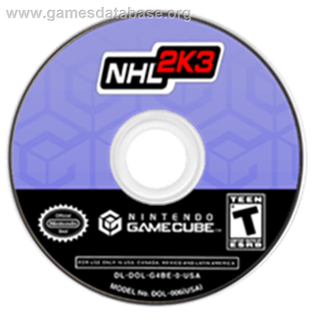 NHL 2K3 - Nintendo GameCube - Artwork - Disc