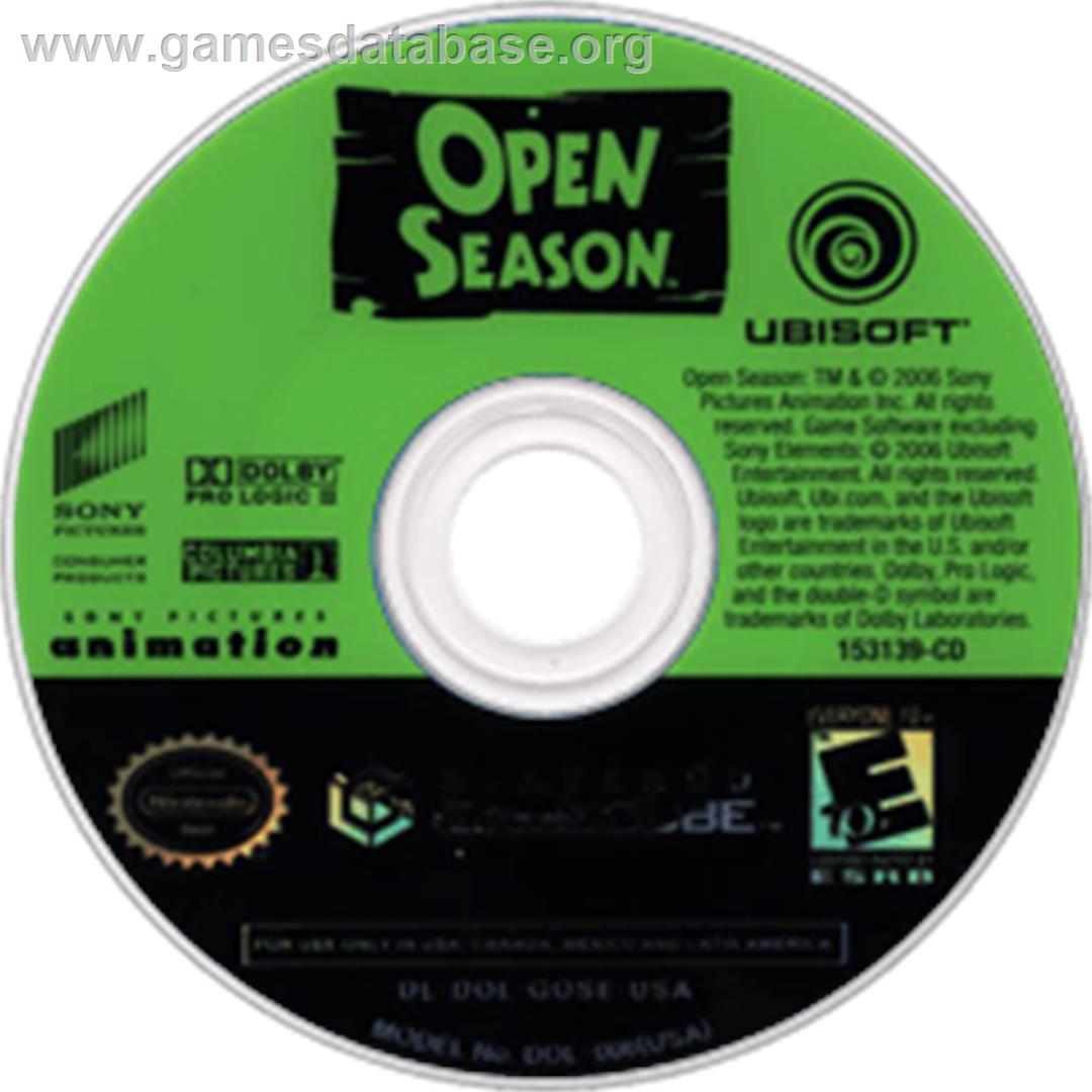 Open Season - Nintendo GameCube - Artwork - Disc