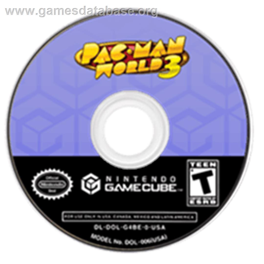 Pac-Man World 3 - Nintendo GameCube - Artwork - Disc