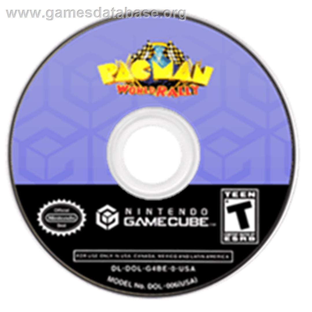 Pac-Man World Rally - Nintendo GameCube - Artwork - Disc