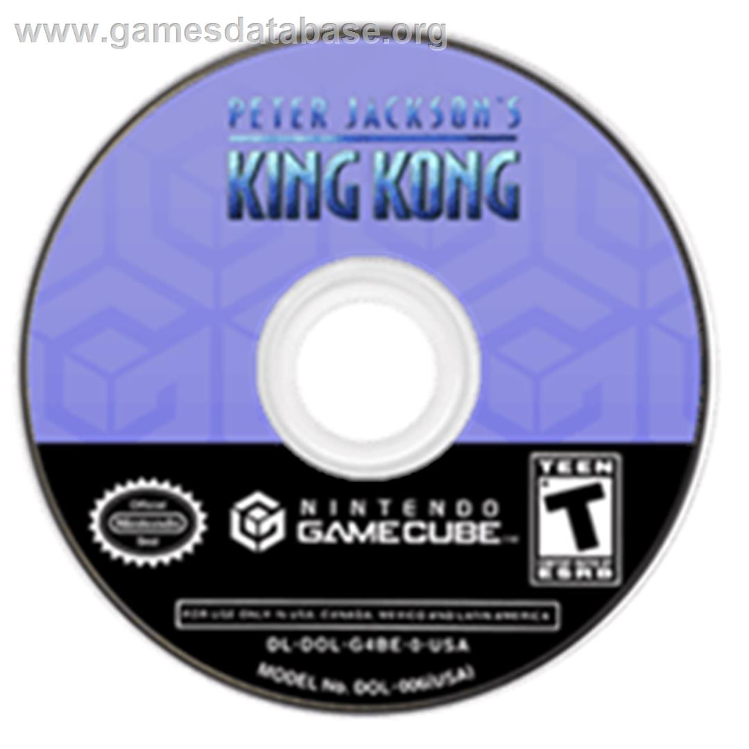 Peter Jackson's King Kong: The Official Game of the Movie - Nintendo GameCube - Artwork - Disc