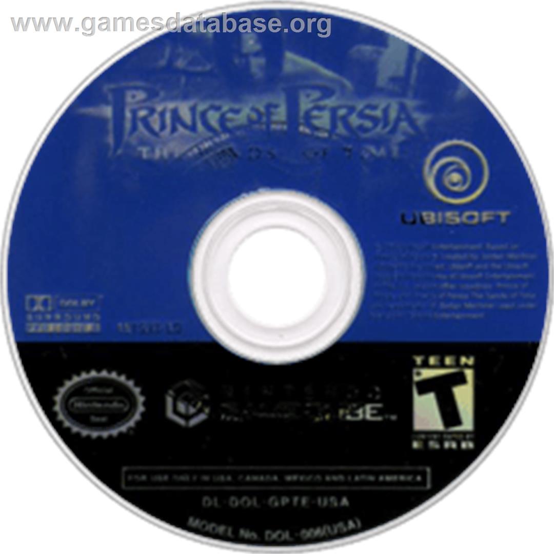 Prince of Persia: The Sands of Time - Nintendo GameCube - Artwork - Disc