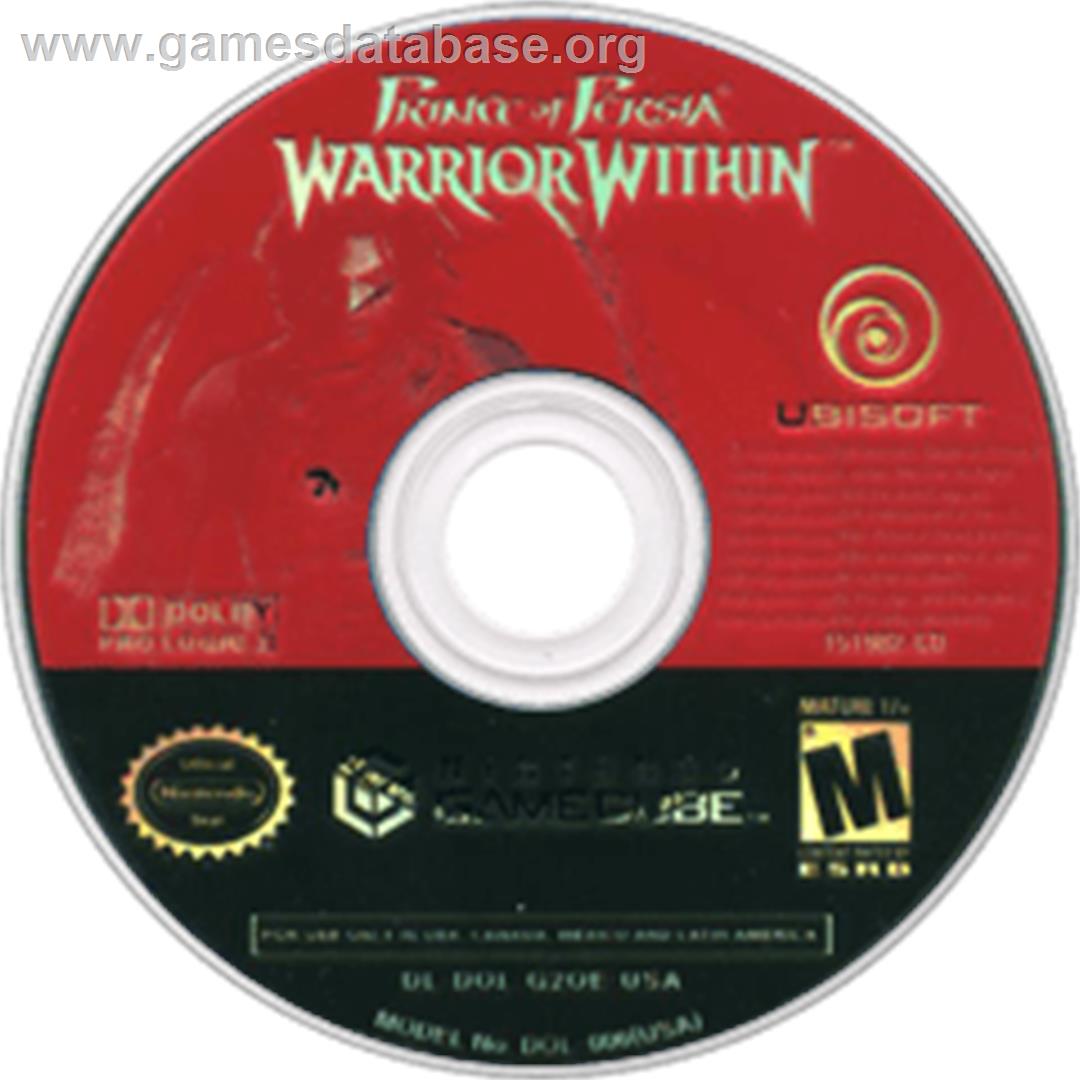 Prince of Persia: Warrior Within - Nintendo GameCube - Artwork - Disc