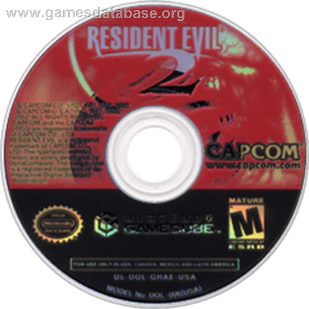 Resident Evil 2 - Nintendo GameCube - Artwork - Disc