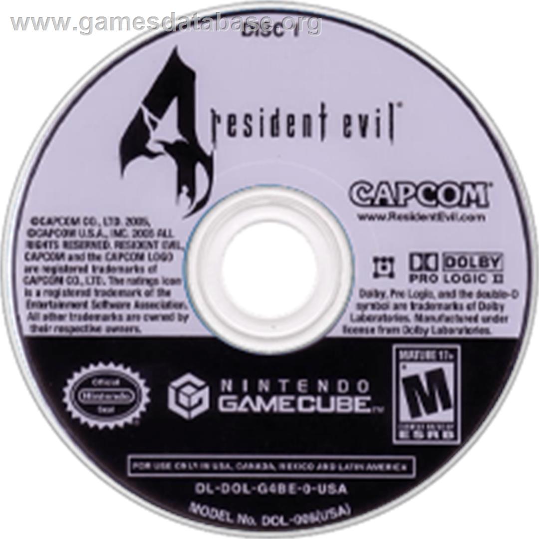 Resident Evil 4 - Nintendo GameCube - Artwork - Disc