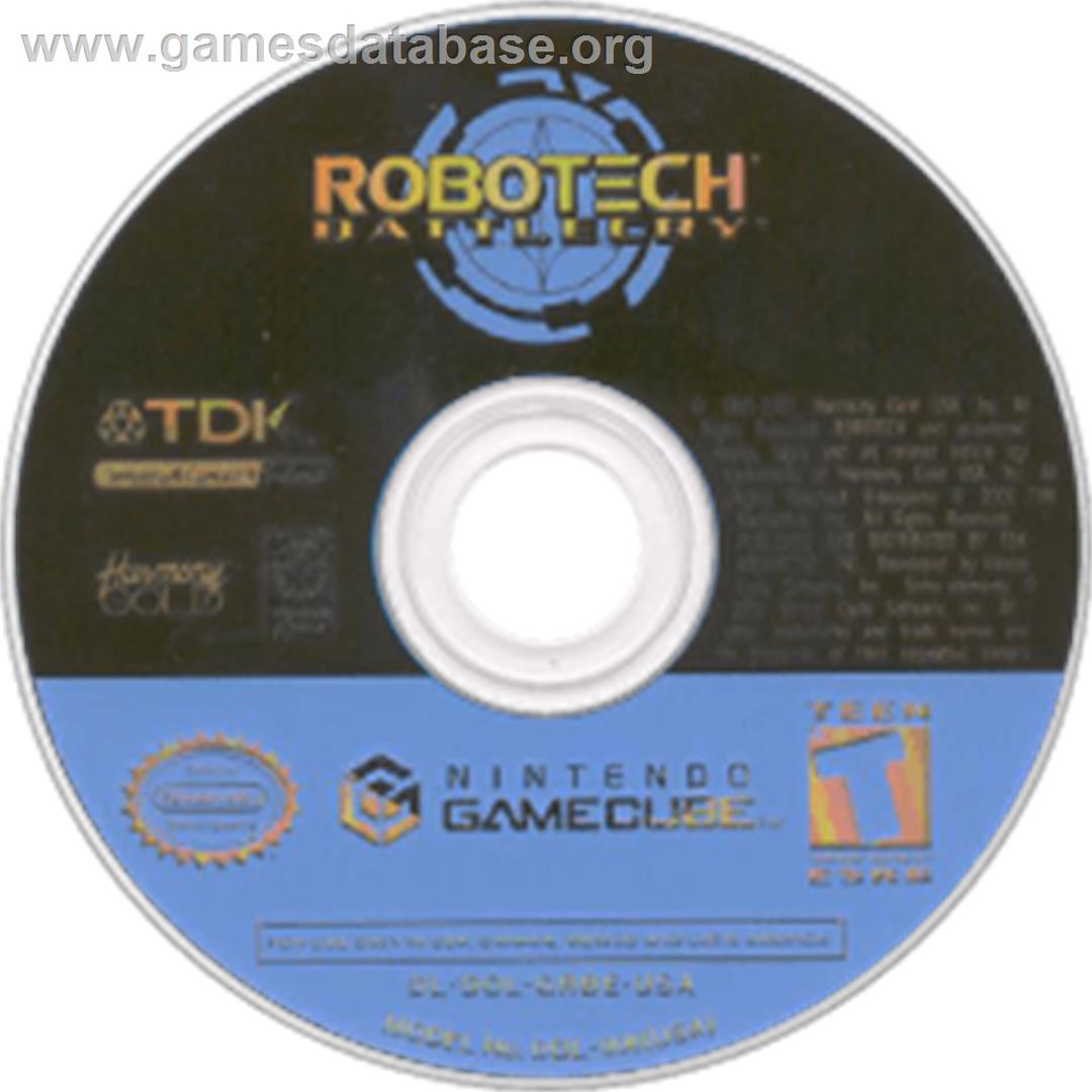 Robotech: Battlecry (Collector's Edition) - Nintendo GameCube - Artwork - Disc