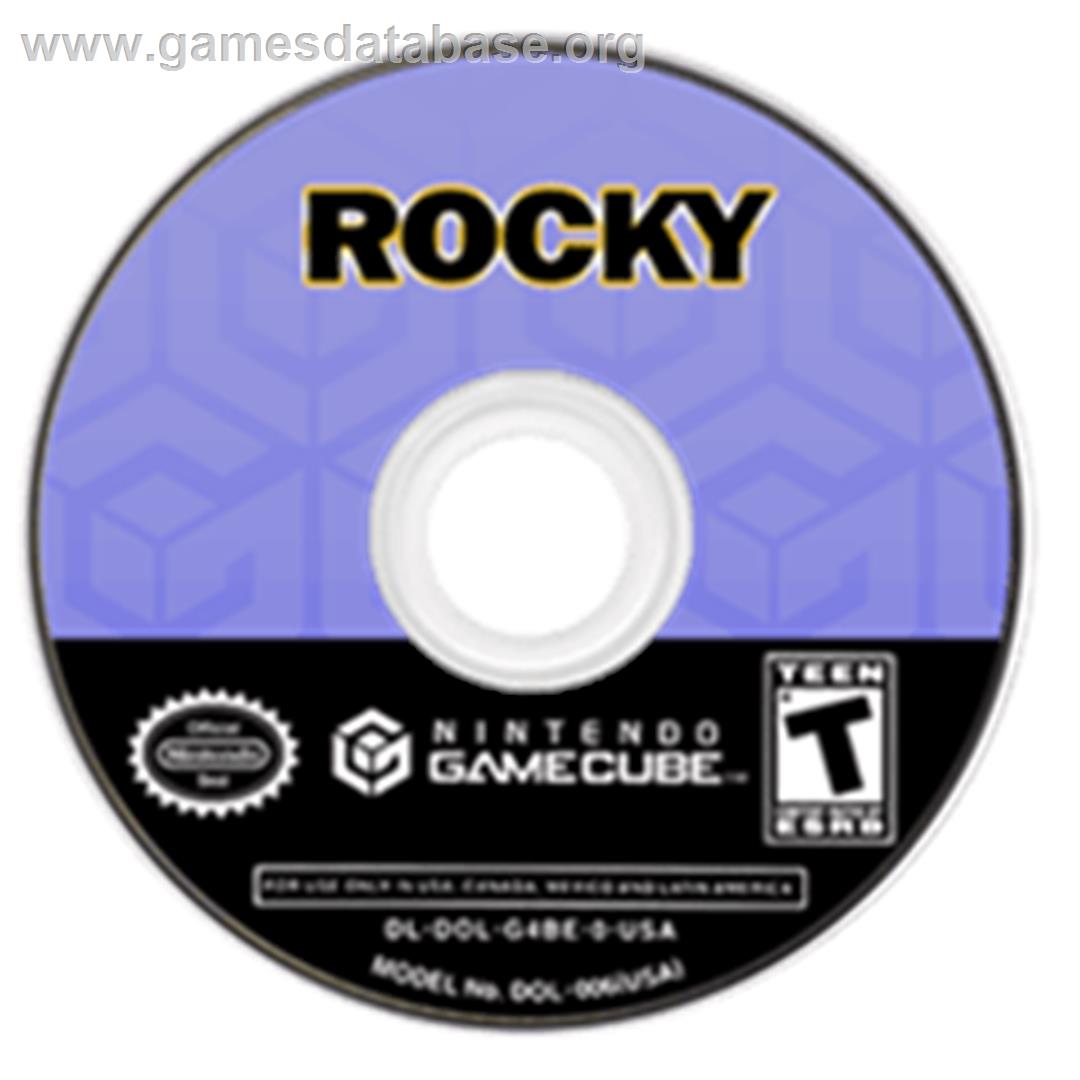 Rocky - Nintendo GameCube - Artwork - Disc