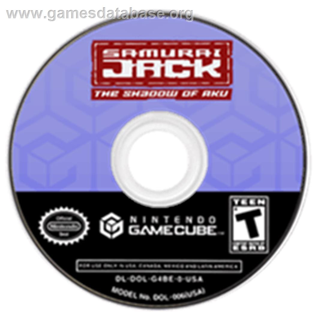 Samurai Jack: The Shadow of Aku - Nintendo GameCube - Artwork - Disc