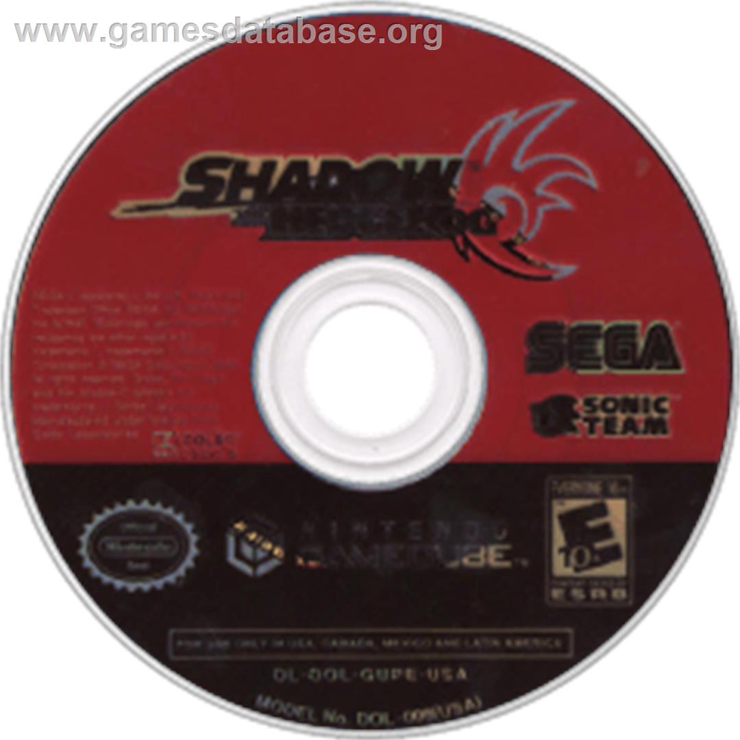 Shadow the Hedgehog - Nintendo GameCube - Artwork - Disc