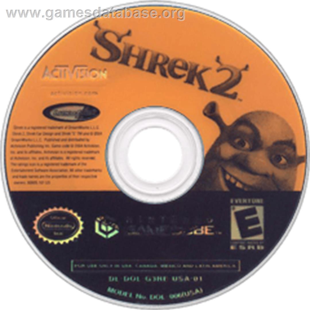 Shrek 2 - Nintendo GameCube - Artwork - Disc