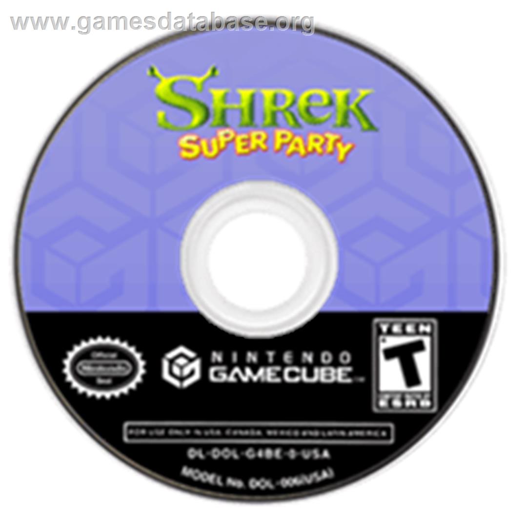 Shrek Super Party - Nintendo GameCube - Artwork - Disc