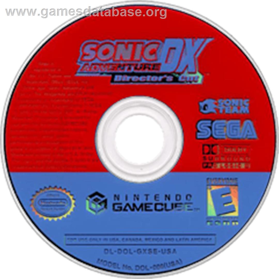 Sonic Adventure DX: Director's Cut - Nintendo GameCube - Artwork - Disc