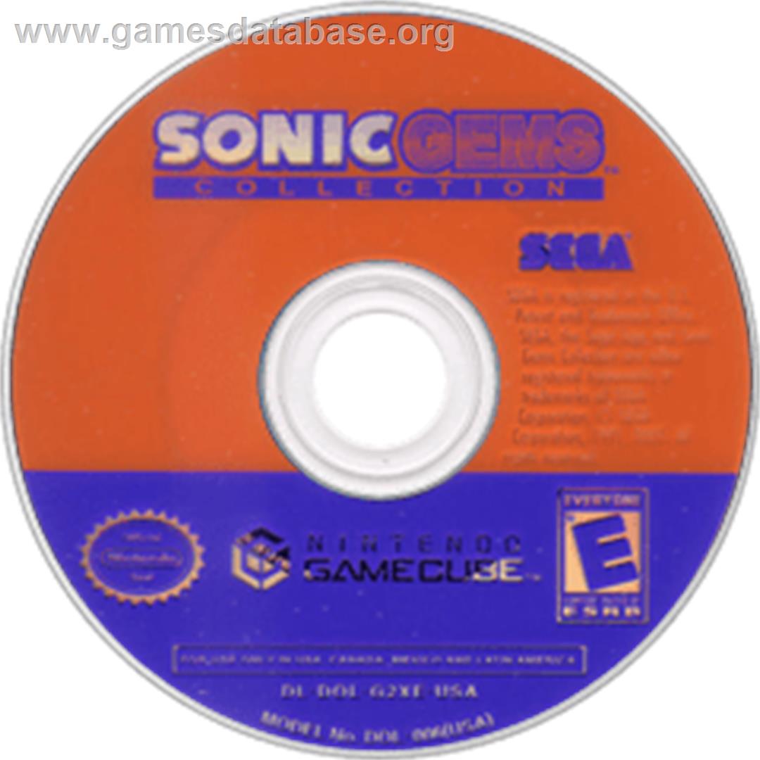 Sonic Gems Collection - Nintendo GameCube - Artwork - Disc