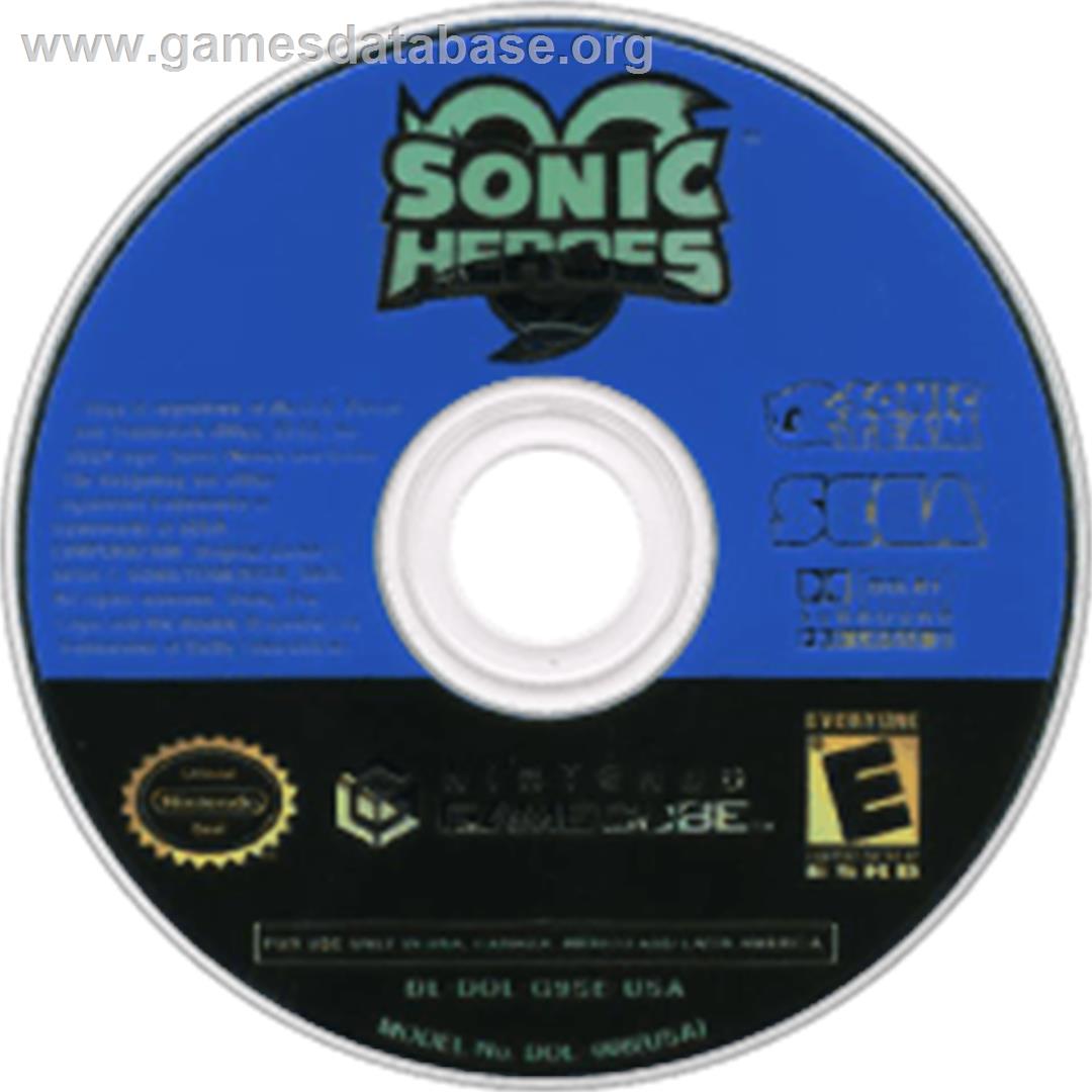 Sonic Heroes - Nintendo GameCube - Artwork - Disc