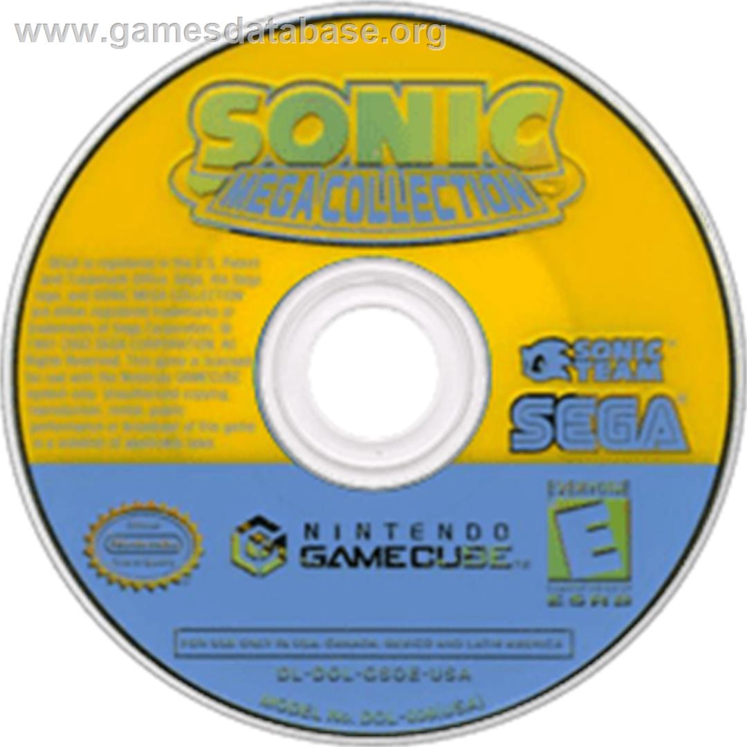 Sonic Mega Collection - Nintendo GameCube - Artwork - Disc