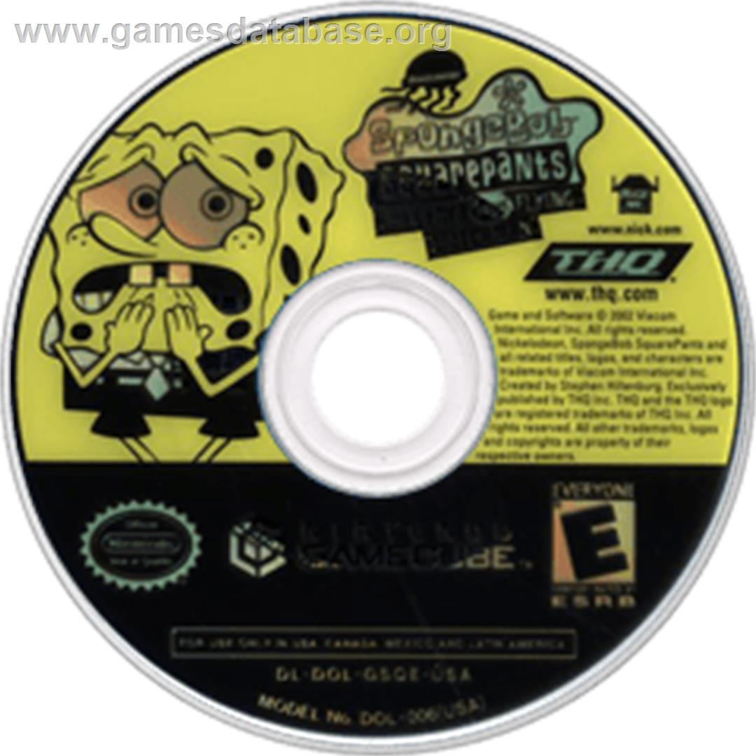 SpongeBob SquarePants: Revenge of the Flying Dutchman - Nintendo GameCube - Artwork - Disc