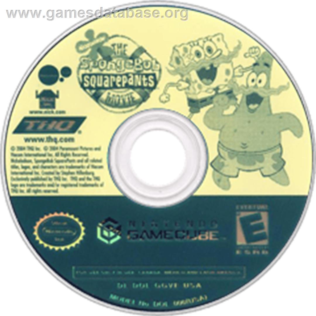 SpongeBob SquarePants: The Movie - Nintendo GameCube - Artwork - Disc
