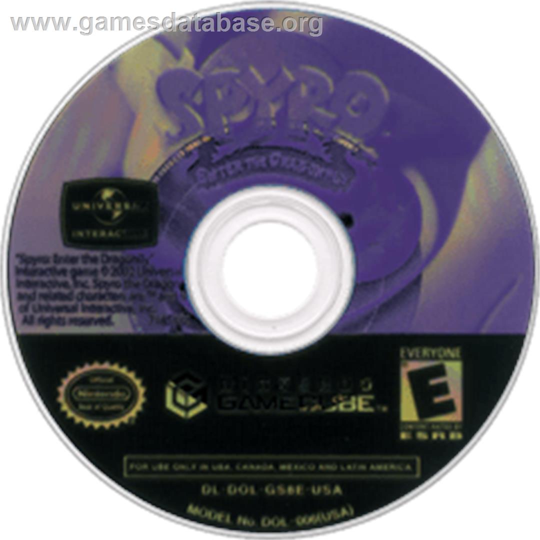 Spyro: Enter the Dragonfly - Nintendo GameCube - Artwork - Disc