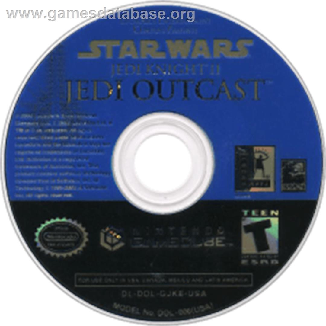 Star Wars: Jedi Knight II - Jedi Outcast - Nintendo GameCube - Artwork - Disc