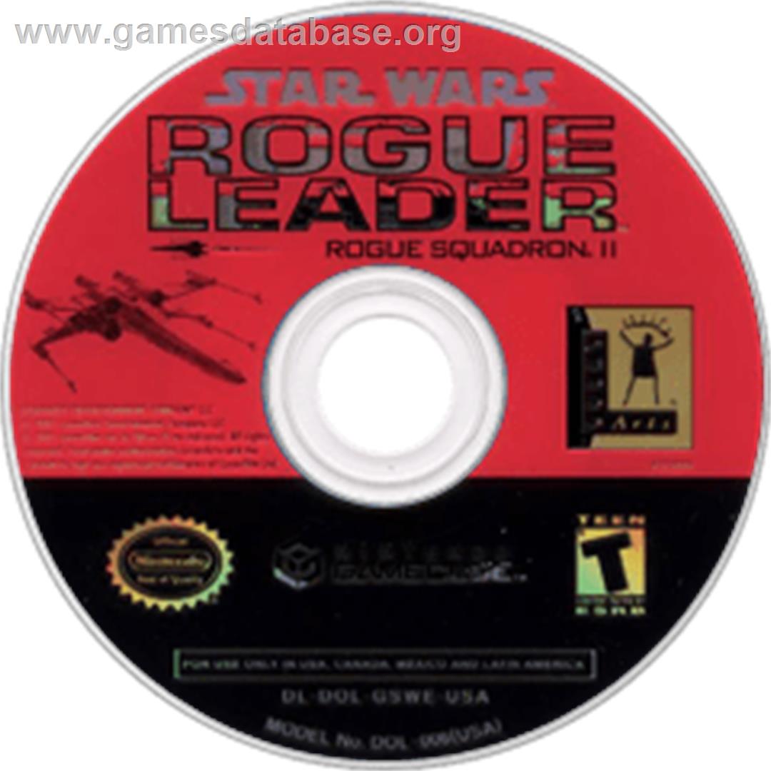 Star Wars: Rogue Squadron II - Rogue Leader - Nintendo GameCube - Artwork - Disc