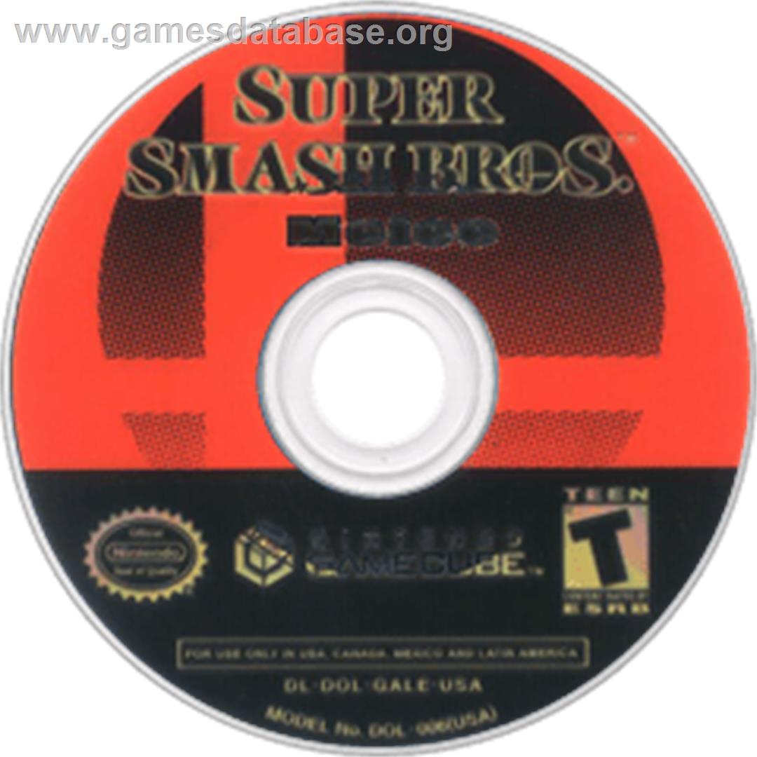 Super Smash Bros.: Melee - Nintendo GameCube - Artwork - Disc