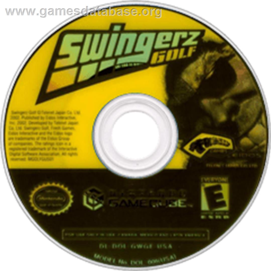 Swingerz Golf - Nintendo GameCube - Artwork - Disc