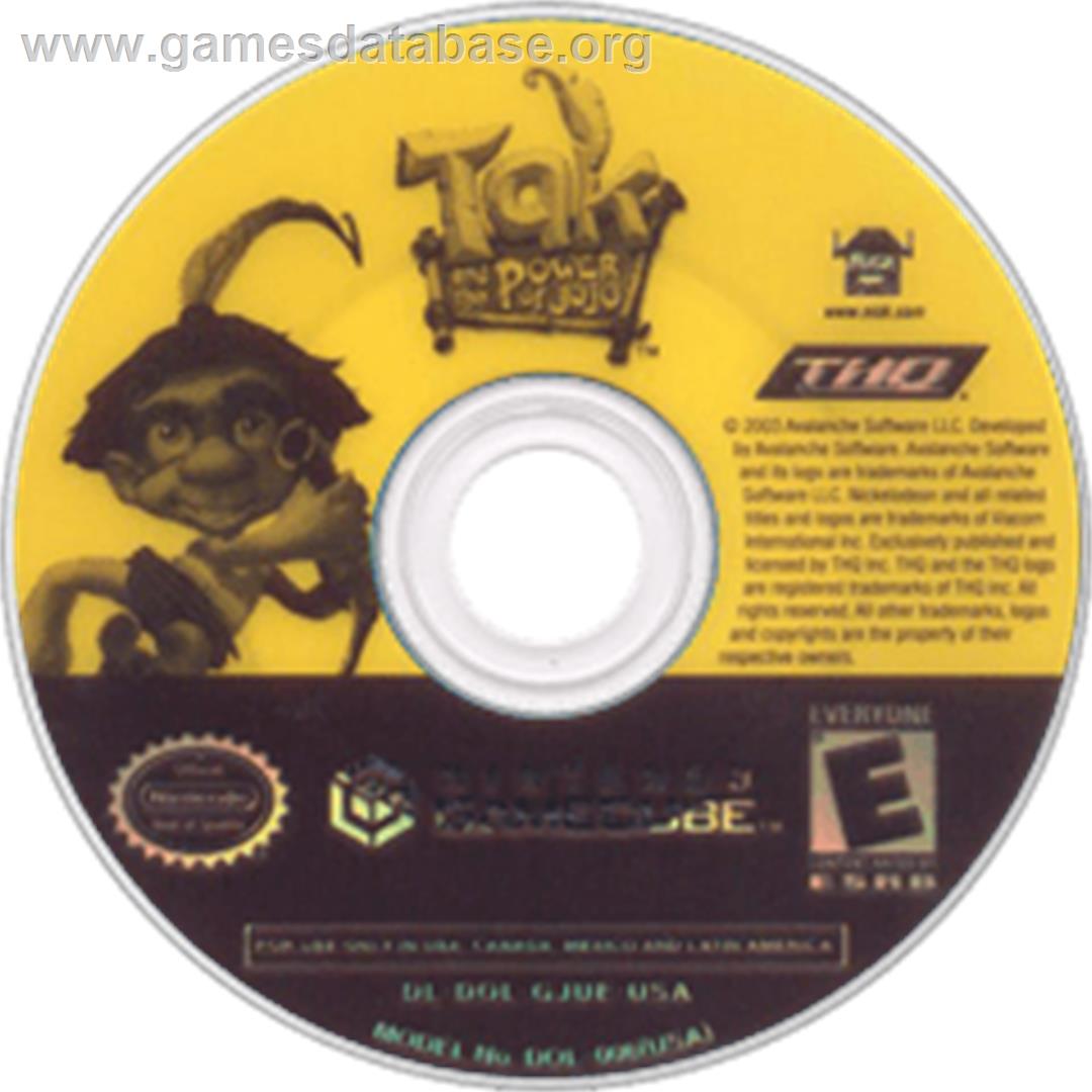 Tak and the Power of Juju - Nintendo GameCube - Artwork - Disc