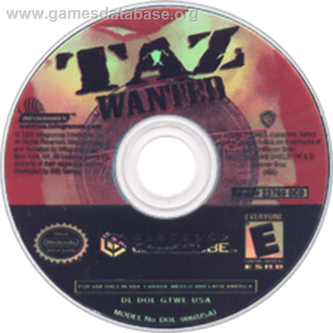 Taz: Wanted - Nintendo GameCube - Artwork - Disc